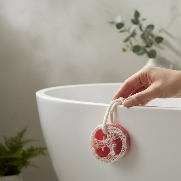 Berry Bloom Loofah Soap Bar