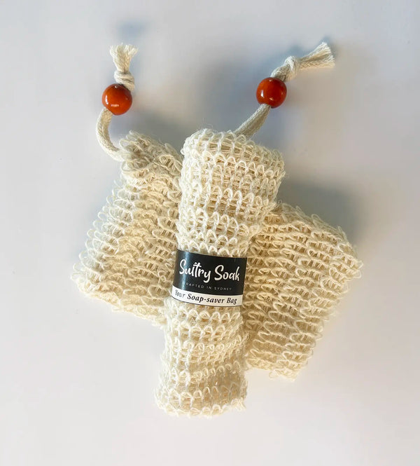 Exfoliating Sisal Soap Saver Bag