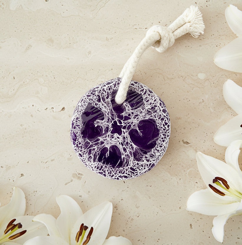 Silken Lily Loofah Soap Bar